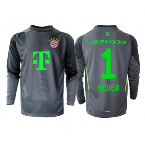 Stroje piłkarskie Bayern Munich Manuel Neuer #1 Bramkarskie Koszulka Wyjazdowej 2025-26 Długi Rękaw